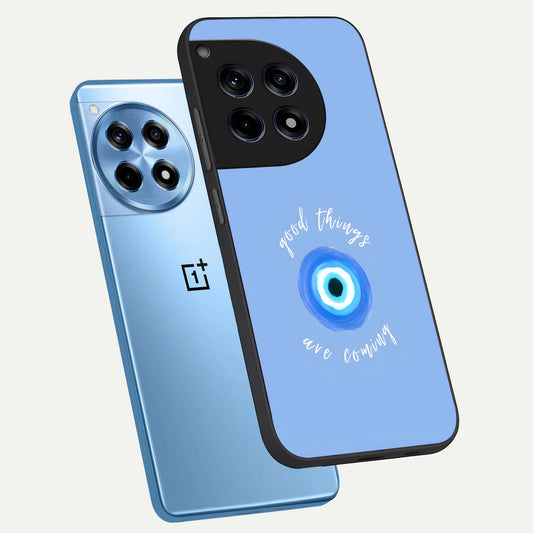  Bright Future Ahead phone case For OnePlus 12R showing premium glass back cover with detailed artwork