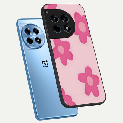  Candy Bloom Dreams phone case For OnePlus 12R showing premium glass back cover with detailed artwork