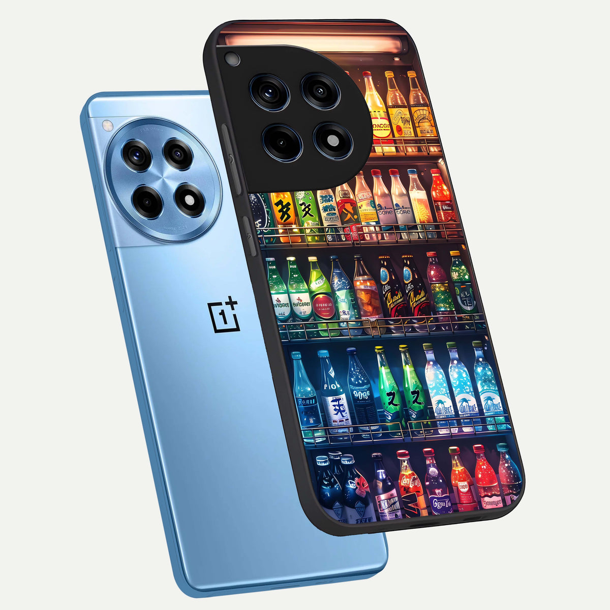  Colorfull Tree phone case For OnePlus 12R showing premium glass back cover with detailed artwork