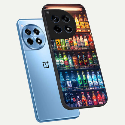  Colorfull Tree phone case For OnePlus 12R showing premium glass back cover with detailed artwork
