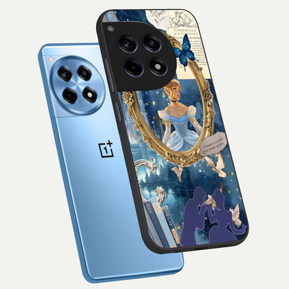  Midnight Queen phone case For OnePlus 12R showing premium glass back cover with detailed artwork