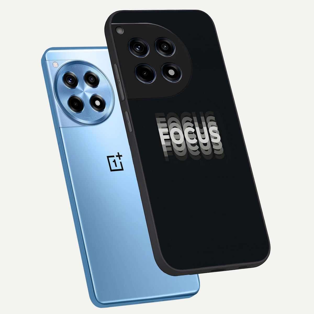  Mono Focus Vision phone case For OnePlus 12R showing premium glass back cover with detailed artwork