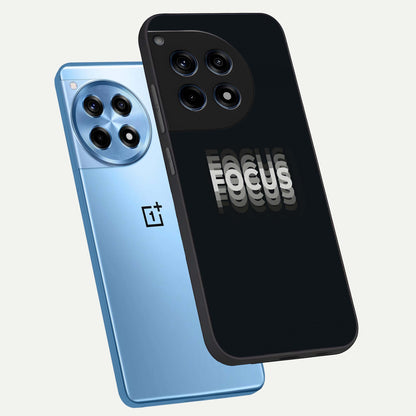  Mono Focus Vision phone case For OnePlus 12R showing premium glass back cover with detailed artwork