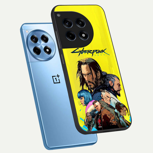  Neon Rebel Genesis phone case For OnePlus 12R showing premium glass back cover with detailed artwork
