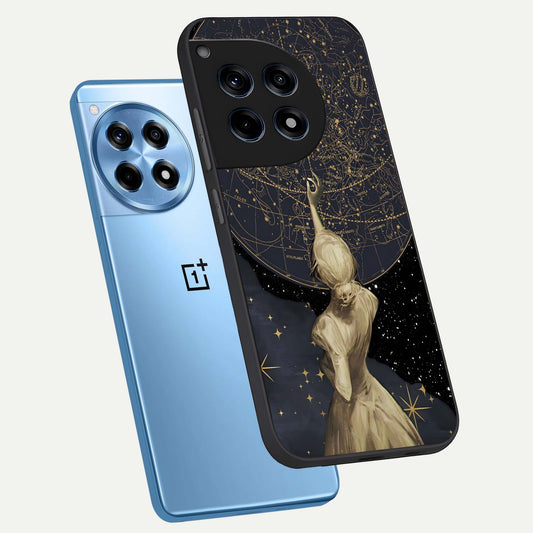  Taylor Swift Girl phone case For OnePlus 12R showing premium glass back cover with detailed artwork