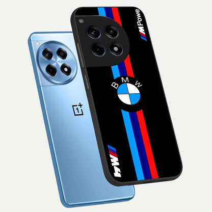  Turbo BMW Beast phone case For OnePlus 12R showing premium glass back cover with detailed artwork