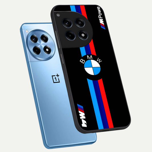  Turbo BMW Beast phone case For OnePlus 12R showing premium glass back cover with detailed artwork