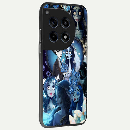  Butterfly Ghost Soul back cover For OnePlus 12R slim fit glass case with vibrant aesthetic design