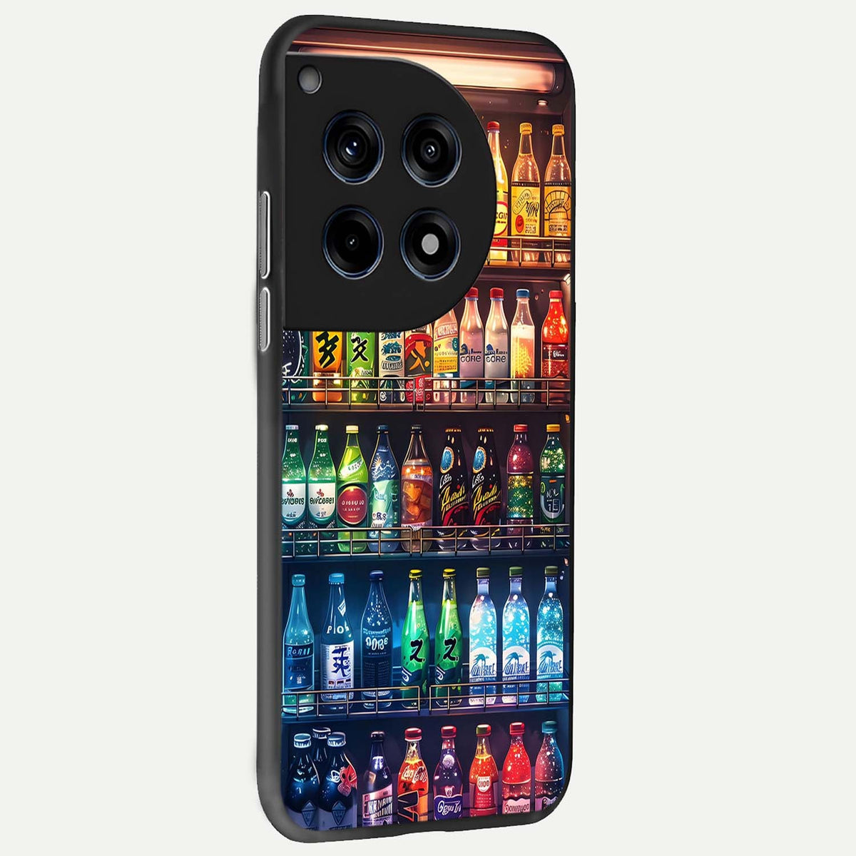  Colorfull Tree back cover For OnePlus 12R slim fit glass case with vibrant aesthetic design
