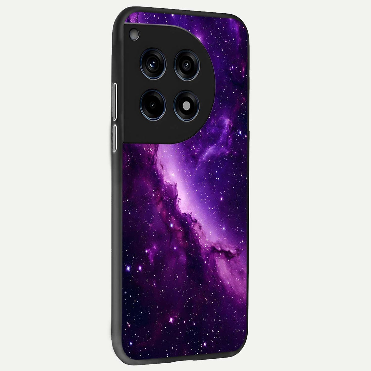  Purple Shade Sky back cover For OnePlus 12R slim fit glass case with vibrant aesthetic design