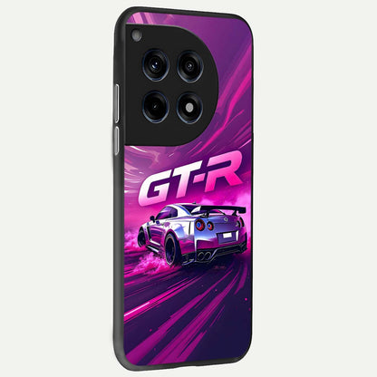  Speed Drift Legend back cover For OnePlus 12R slim fit glass case with vibrant aesthetic design