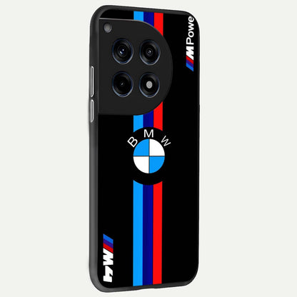  Turbo BMW Beast back cover For OnePlus 12R slim fit glass case with vibrant aesthetic design