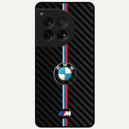  BMW Pattern Glass Case For OnePlus 12 back cover – full design glossy printed glass finish
