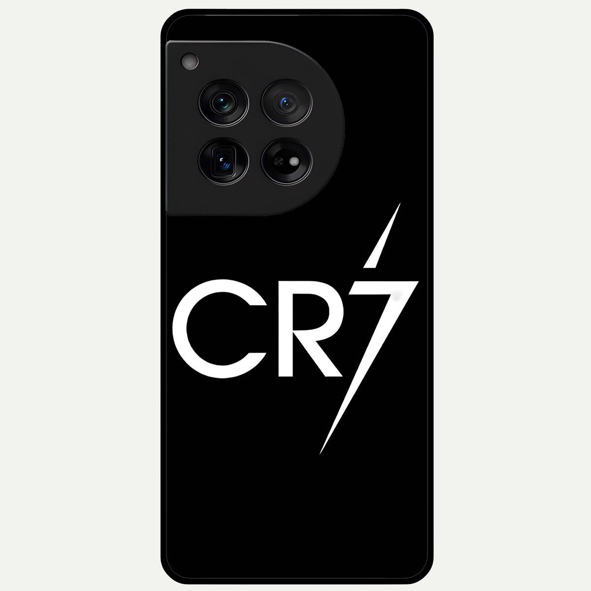  CR7 Elite Strike Glass Case For OnePlus 12 back cover – full design glossy printed glass finish