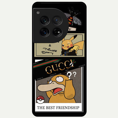  Cartoon Brand Play Mashup Glass Case For OnePlus 12 back cover – full design glossy printed glass finish