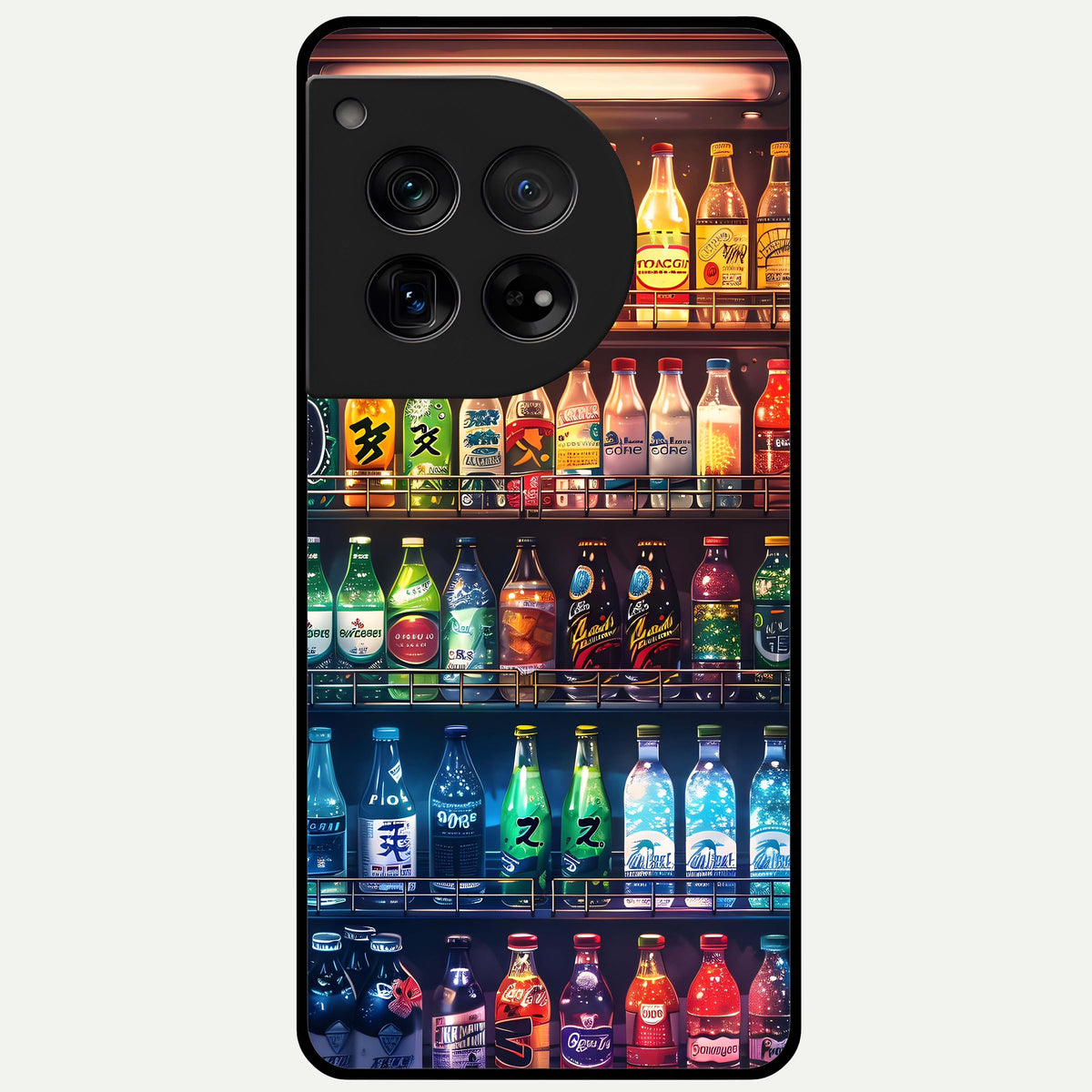  Colorfull Tree Glass Case For OnePlus 12 back cover – full design glossy printed glass finish