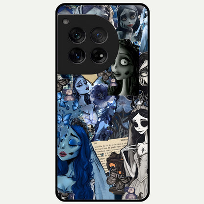  Corpse Bride Posters Glass Case For OnePlus 12 back cover – full design glossy printed glass finish