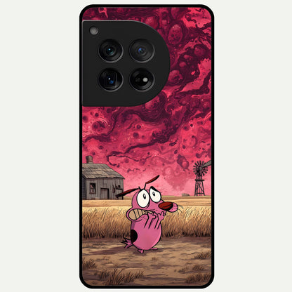  Courage Under Sky Glass Case For OnePlus 12 back cover – full design glossy printed glass finish