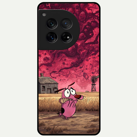  Courage Under Sky Glass Case For OnePlus 12 back cover – full design glossy printed glass finish