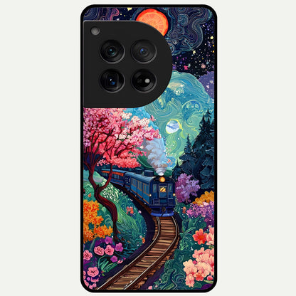  Digital Art Glass Case For OnePlus 12 back cover – full design glossy printed glass finish