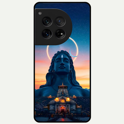  Eternal Shiva Aura Glass Case For OnePlus 12 back cover – full design glossy printed glass finish