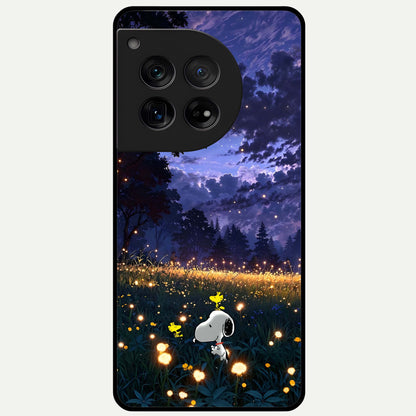  Firefly Meadow Magic Glass Case For OnePlus 12 back cover – full design glossy printed glass finish