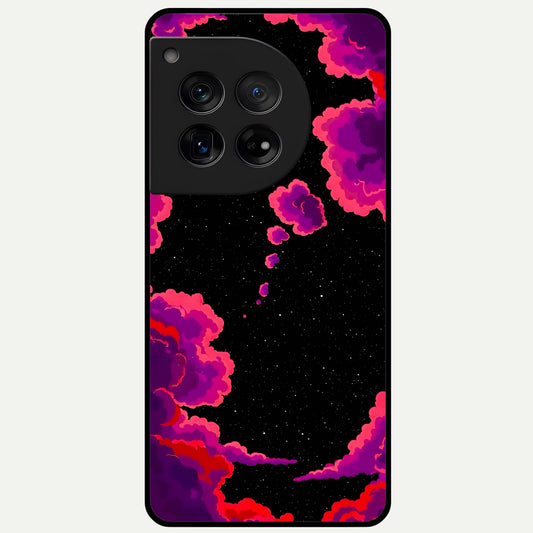  Galaxy Dream Frame Glass Case For OnePlus 12 back cover – full design glossy printed glass finish