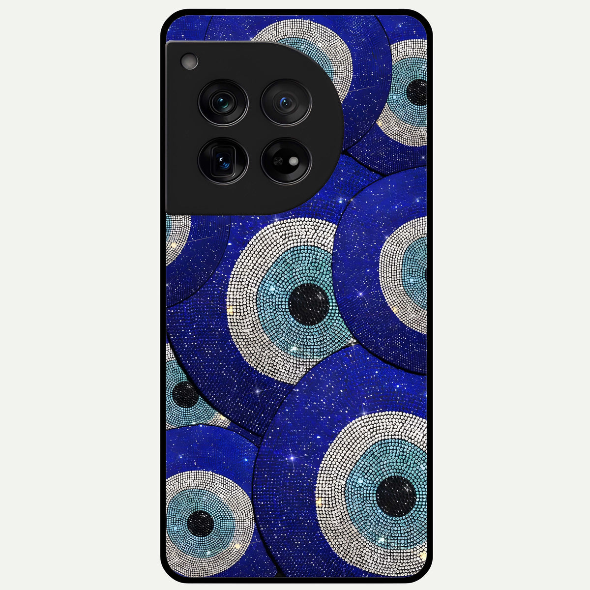  Galaxy Eye Flow Glass Case For OnePlus 12 back cover – full design glossy printed glass finish