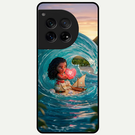  Heart of Ocean Glass Case For OnePlus 12 back cover – full design glossy printed glass finish