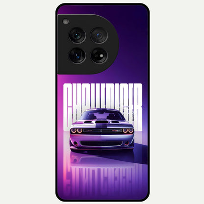 Midnight Muscle Ride Glass Case For OnePlus 12 back cover – full design glossy printed glass finish