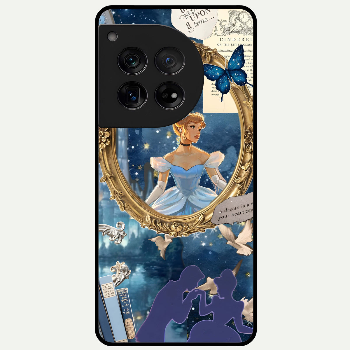  Midnight Queen Glass Case For OnePlus 12 back cover – full design glossy printed glass finish
