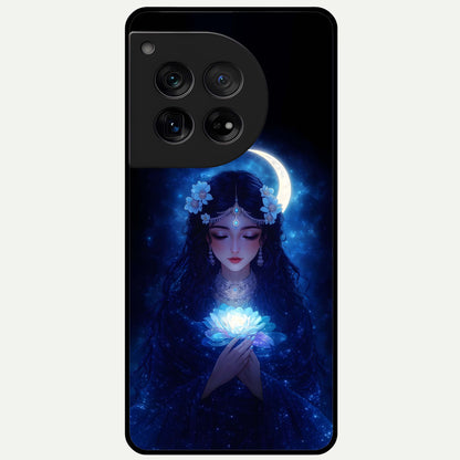  Mystic Moon Queen Glass Case For OnePlus 12 back cover – full design glossy printed glass finish