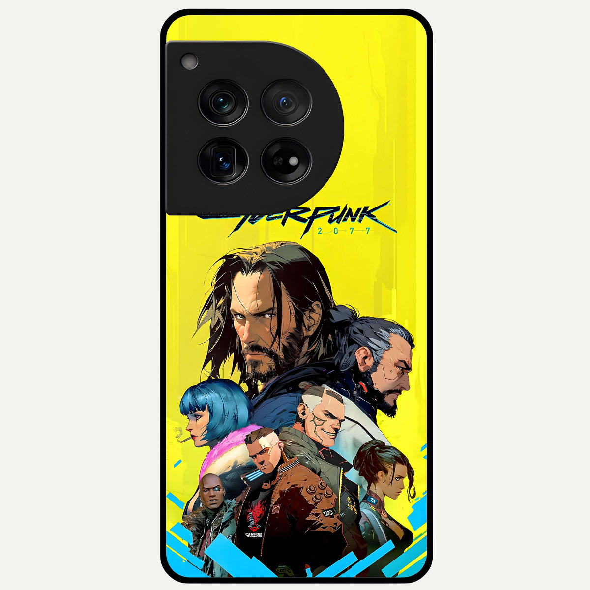 Neon Rebel Genesis Glass Case For OnePlus 12 back cover – full design glossy printed glass finish