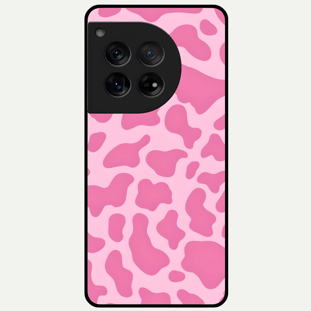  Pinkish Scenery Glass Case For OnePlus 12 back cover – full design glossy printed glass finish