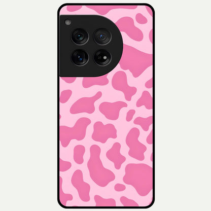  Pinkish Scenery Glass Case For OnePlus 12 back cover – full design glossy printed glass finish