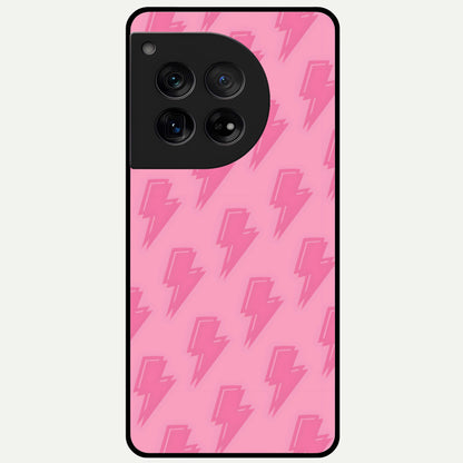  Pink Moo Magic Glass Case For OnePlus 12 back cover – full design glossy printed glass finish