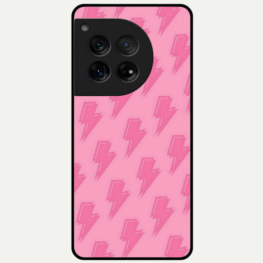  Pink Moo Magic Glass Case For OnePlus 12 back cover – full design glossy printed glass finish