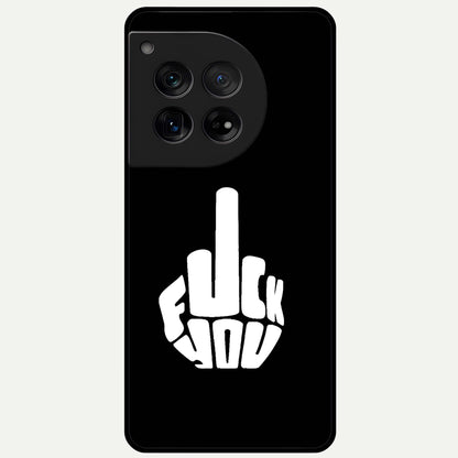  Rebel Mode On Glass Case For OnePlus 12 back cover – full design glossy printed glass finish