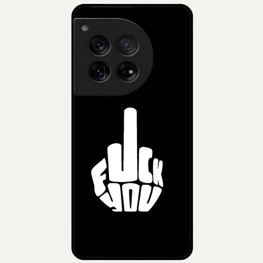  Rebel Mode On Glass Case For OnePlus 12 back cover – full design glossy printed glass finish