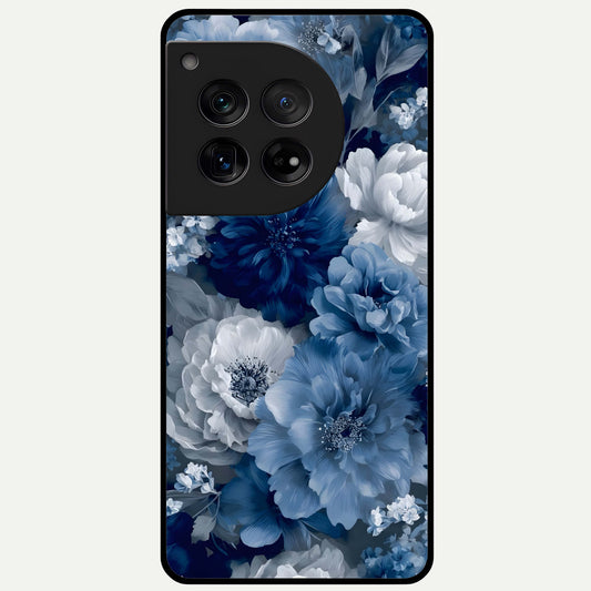  Royal Bloom Garden Glass Case For OnePlus 12 back cover – full design glossy printed glass finish