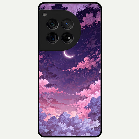  Sky Drift Clouds Glass Case For OnePlus 12 back cover – full design glossy printed glass finish