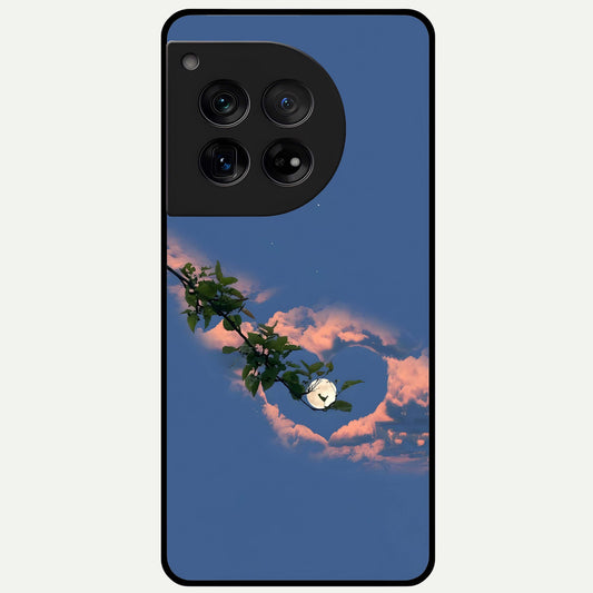  Sky Under Tree Glass Case For OnePlus 12 back cover – full design glossy printed glass finish