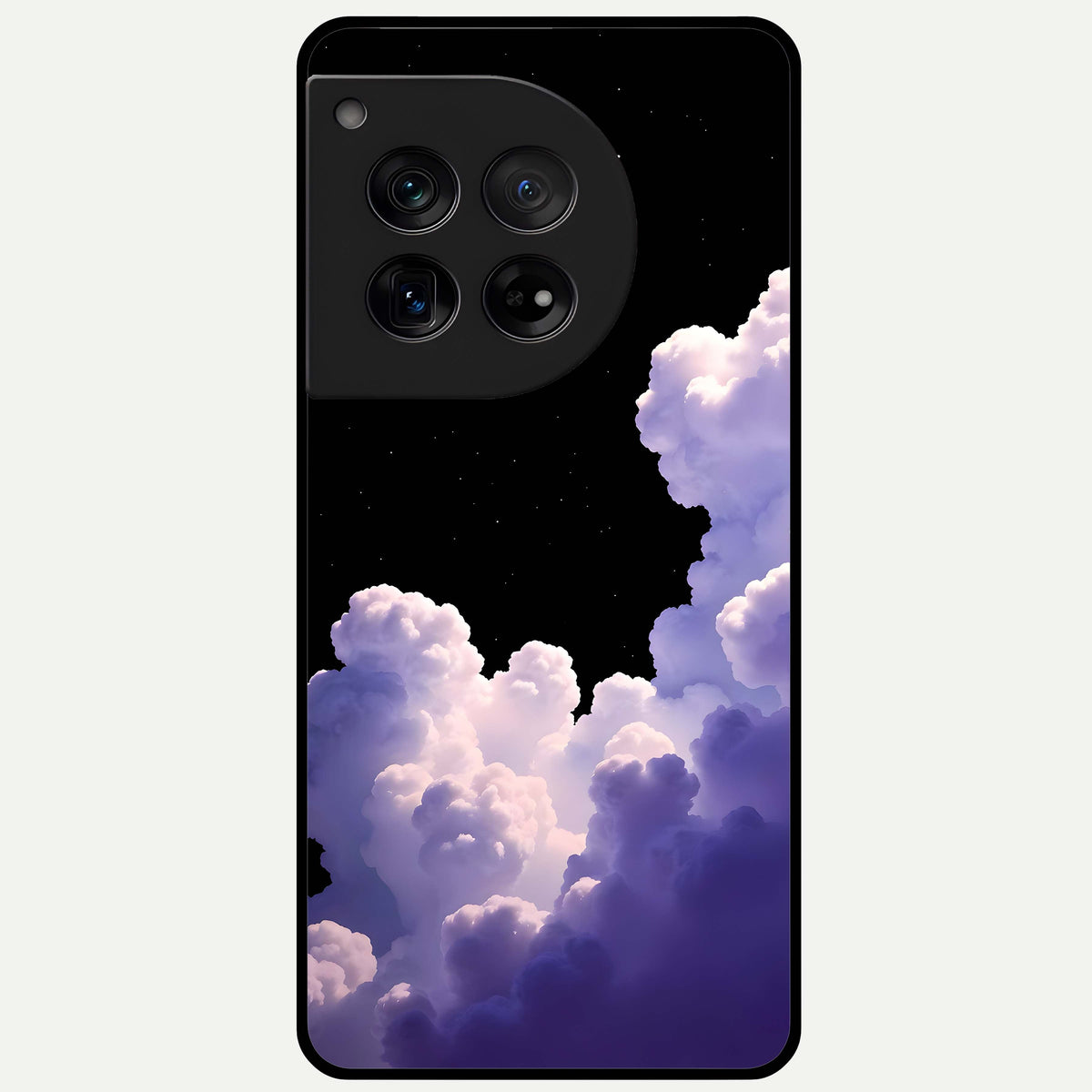  Starlit Night Whispers Glass Case For OnePlus 12 back cover – full design glossy printed glass finish