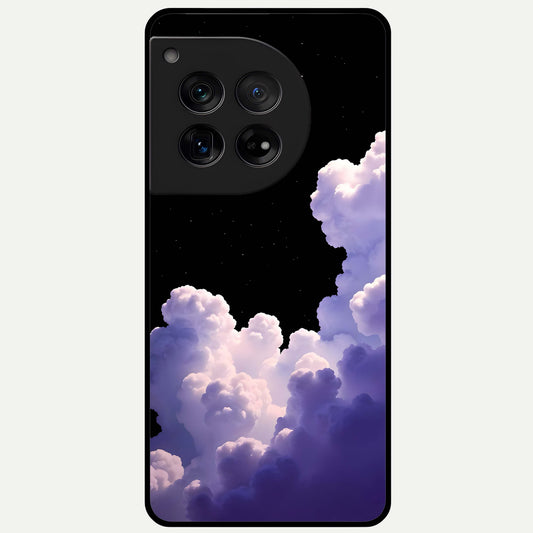  Starlit Night Whispers Glass Case For OnePlus 12 back cover – full design glossy printed glass finish
