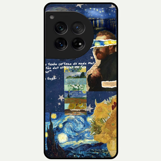  Starry Dream Vision Glass Case For OnePlus 12 back cover – full design glossy printed glass finish