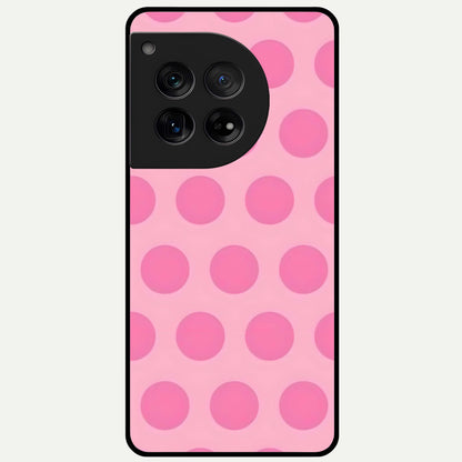  Sweet Dot Dreams Glass Case For OnePlus 12 back cover – full design glossy printed glass finish