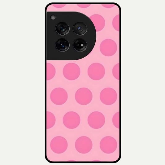  Sweet Dot Dreams Glass Case For OnePlus 12 back cover – full design glossy printed glass finish