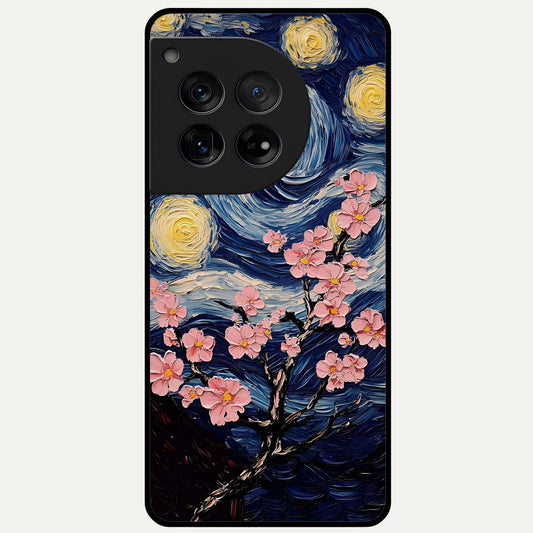 Van Gogh Scenery Glass Case For OnePlus 12 back cover – full design glossy printed glass finish