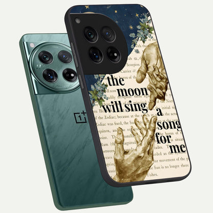  Aesthetic Divine phone case For OnePlus 12 showing premium glass back cover with detailed artwork