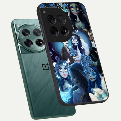 Butterfly Ghost Soul phone case For OnePlus 12 showing premium glass back cover with detailed artwork